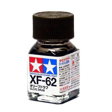 Tamiya 80362 Enamel Paint XF-62 Flat Olive Drab 10ml